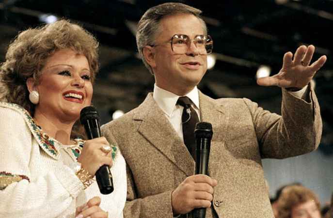 Jim Bakker with first wife Tammy Faye Messner